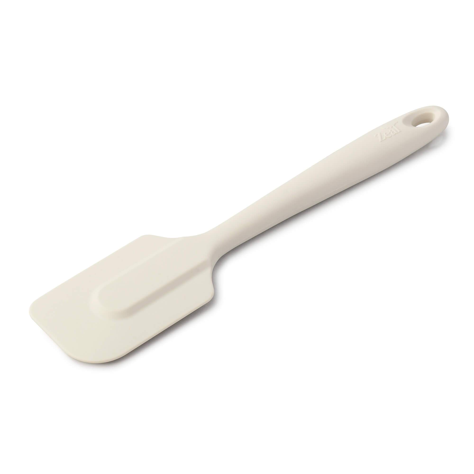 Zeal Ergonomic Silicone Spatula, Large 26cm, Cream