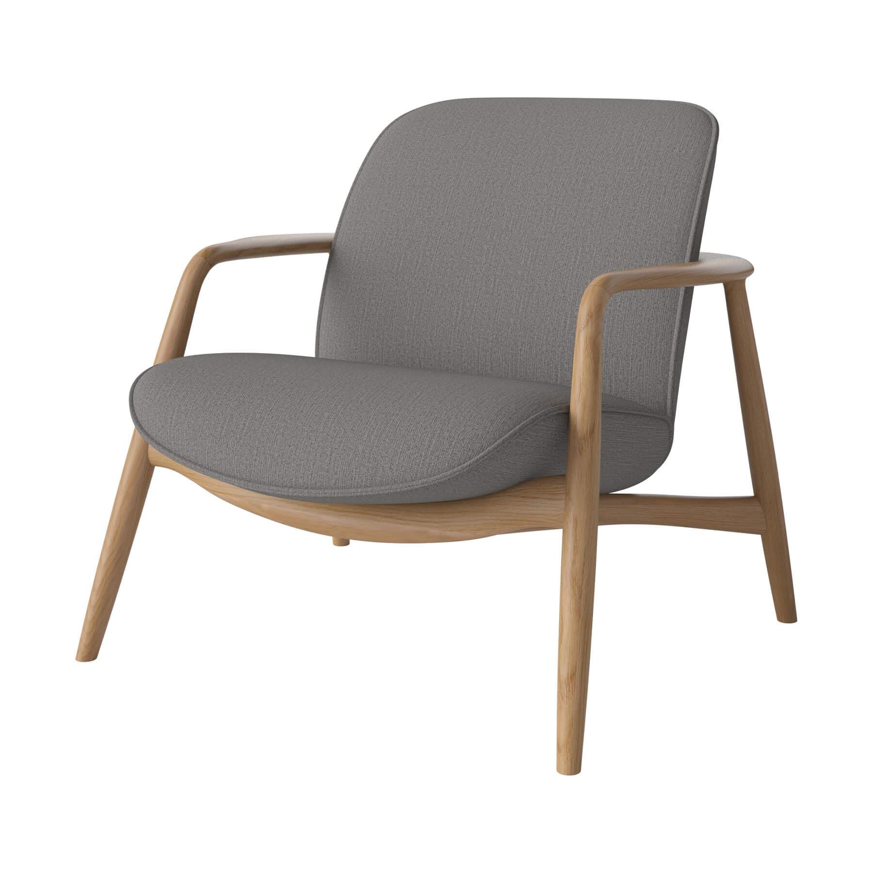Bolia Bowie Armchair Oiled Oak Baize Steel Grey Designer Furniture From Holloways Of Ludlow