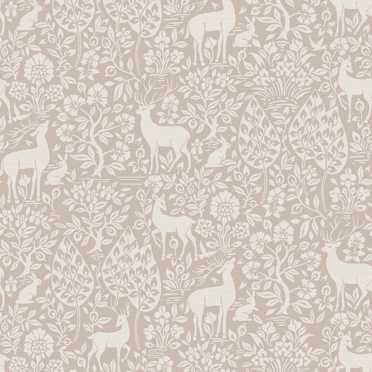 Holden Decor Deer Woods Pink Wallpaper, Pink