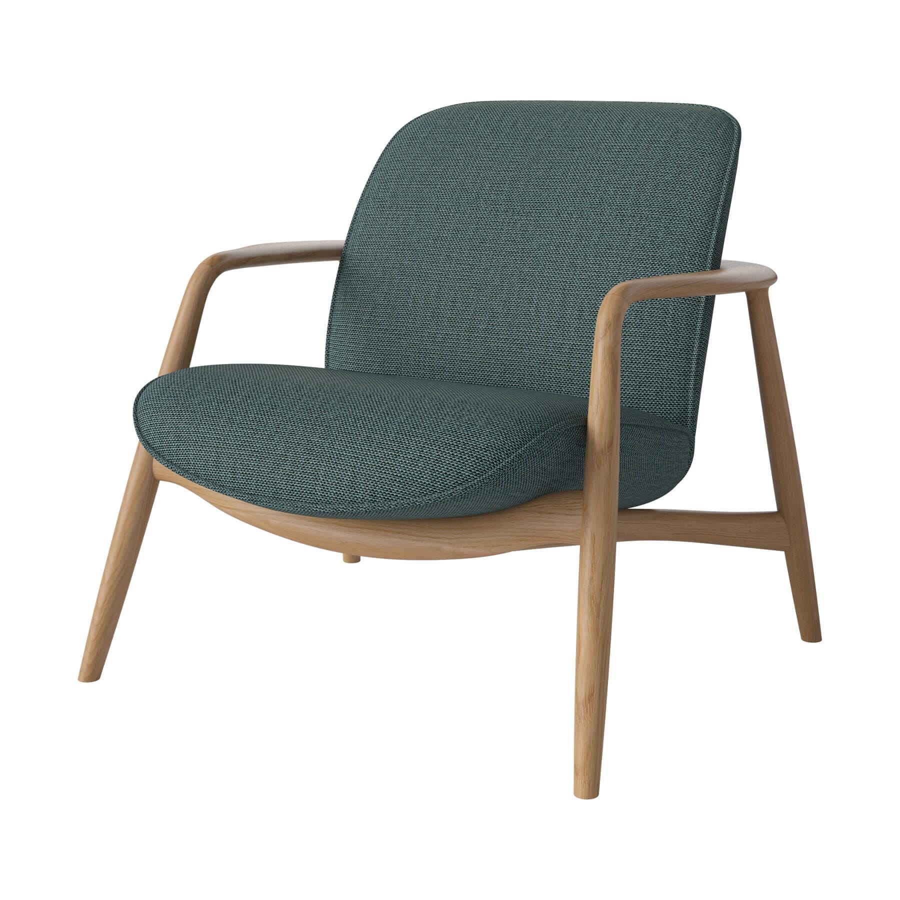 Bolia Bowie Armchair Oiled Oak London Sea Green Designer Furniture From Holloways Of Ludlow