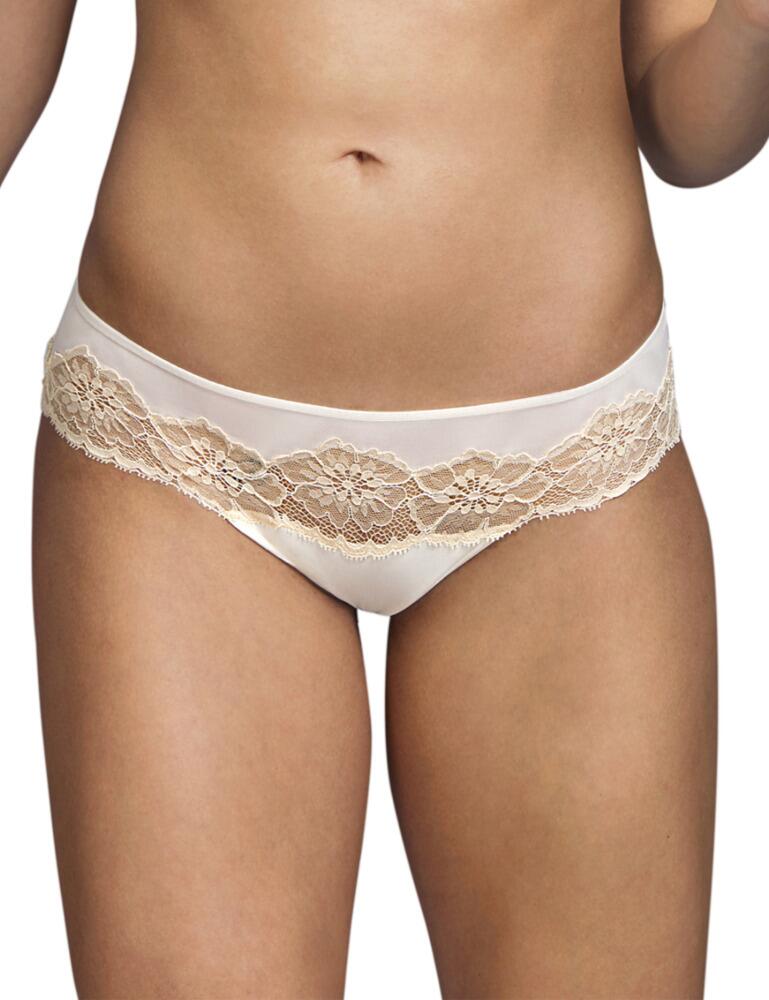 Feel incredible in this Eden Rock short thong by Andres Sarda. The much loved Eden Rock range has put a modern twist on the bestseller classic Eden range. This short thong features fully elastic fabric to create a comfy and individual fit. It has gorgeous lace along the waistband with gives hints of femininity. Crafted from soft materials, it is invisible under clothing and a great fit. The thong-style offers minimal rear coverage.  Short thong Fully elastic fabric Comfy fit Gorgeous lace Feminine look and feel Invisibility under clothing Minimal rear coverage Composition: 77% Polyamide &pipe; 14% Elastane &pipe; 9% Cotton  Listed in UK sizes  50484-91361-1201210 3308555 Short Thong