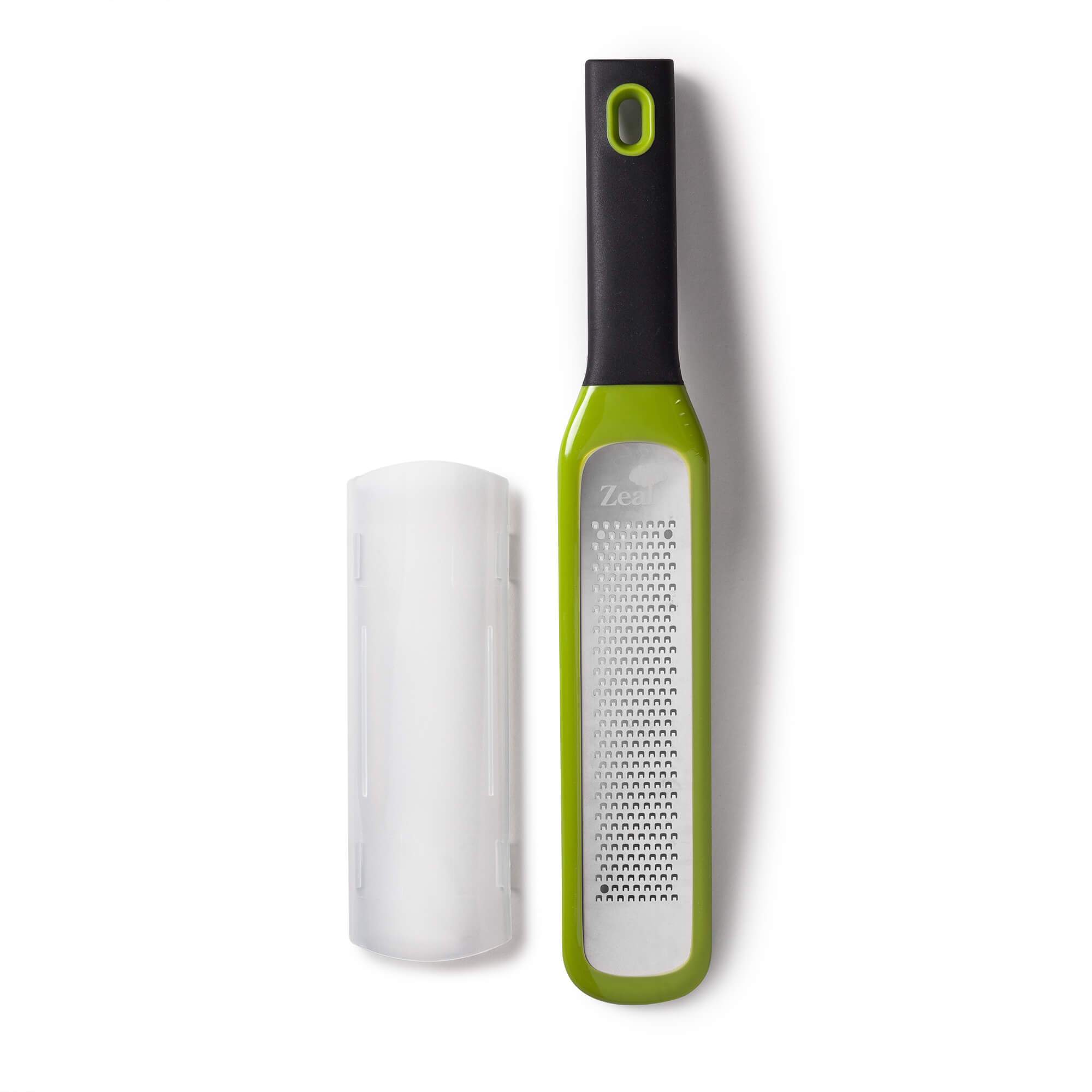 Zeal Cheese Grater with Soft Touch Handle in Lime