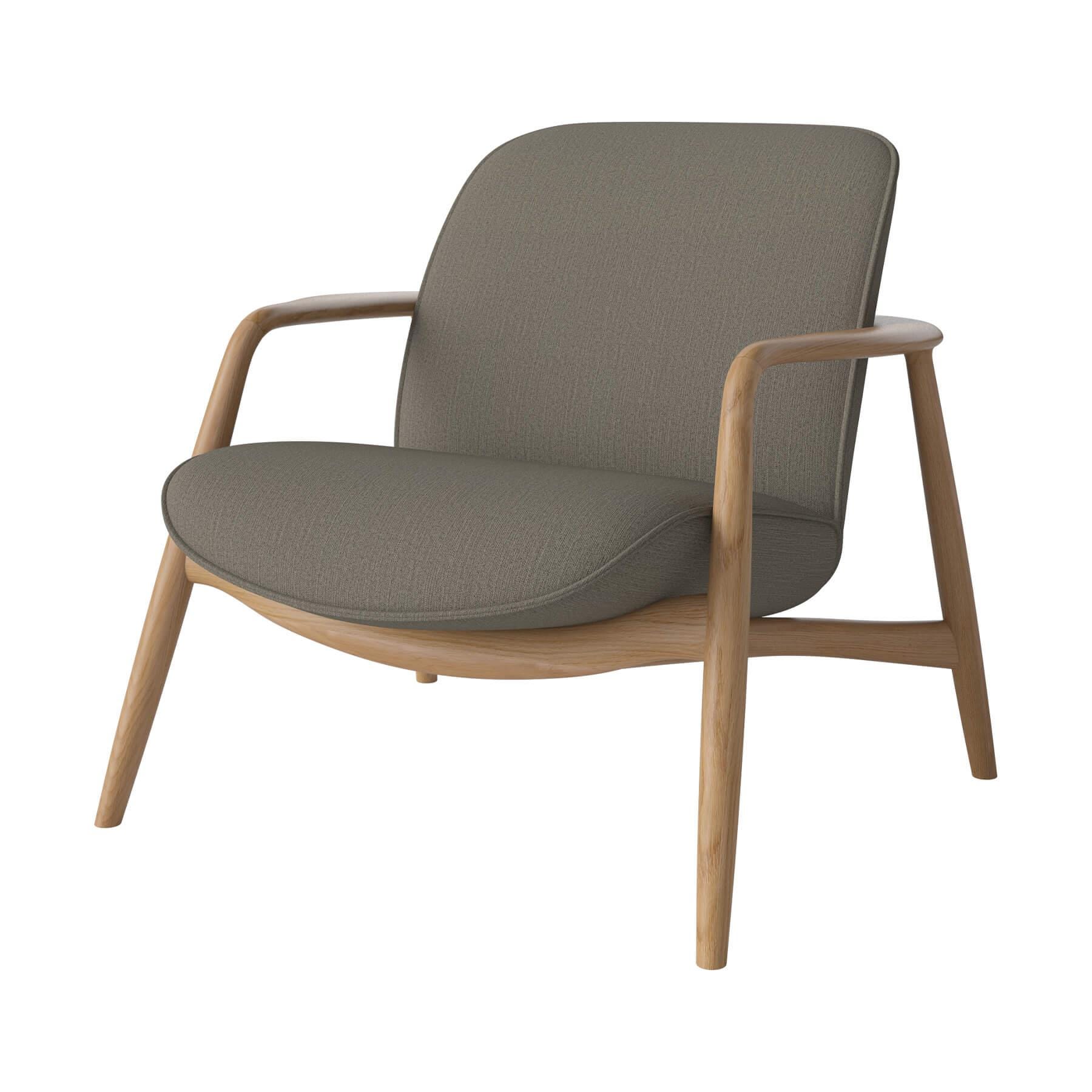 Bolia Bowie Armchair Oiled Oak Baize Green Designer Furniture From Holloways Of Ludlow