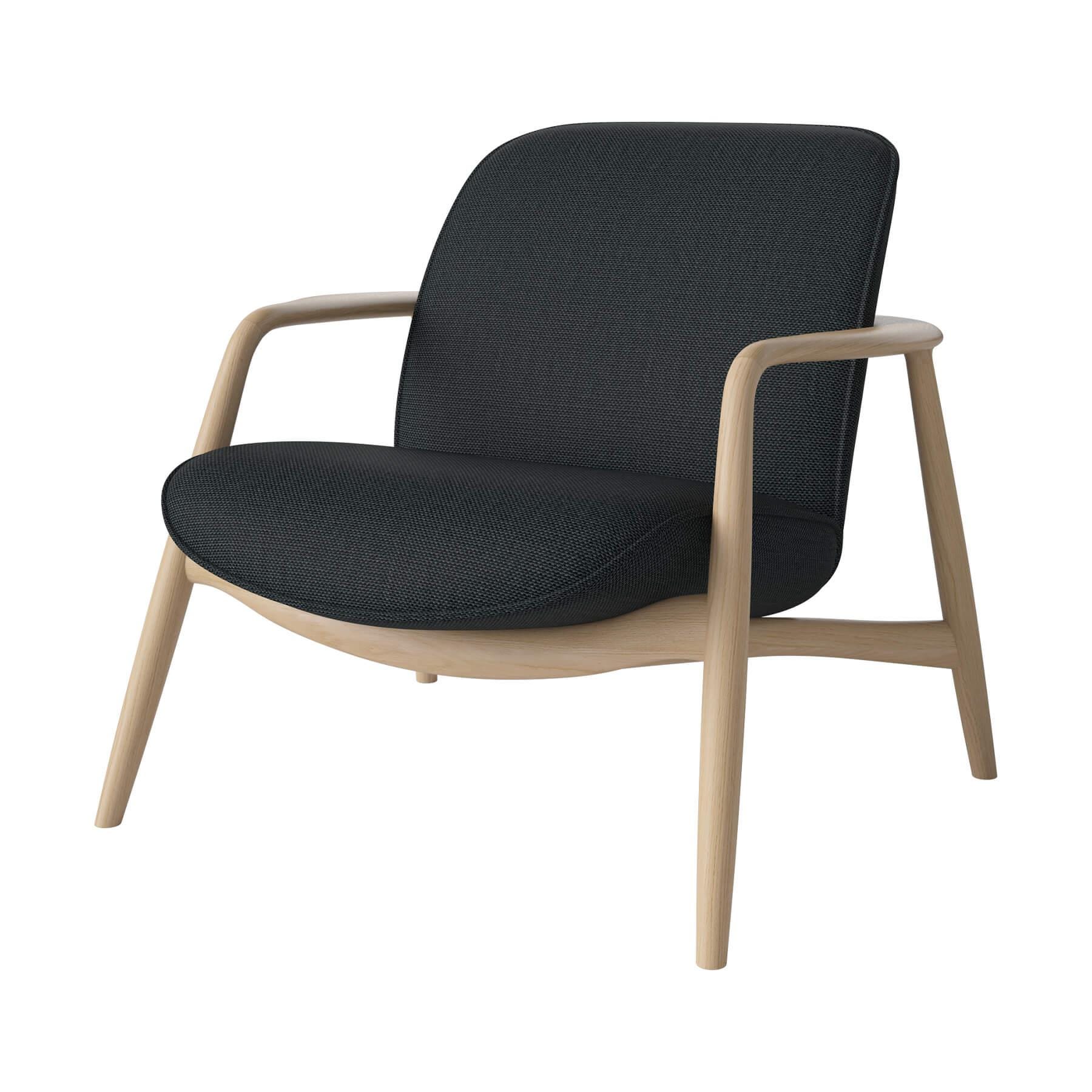 Bolia Bowie Armchair White Oiled Oak London Dark Grey Black Designer Furniture From Holloways Of Ludlow