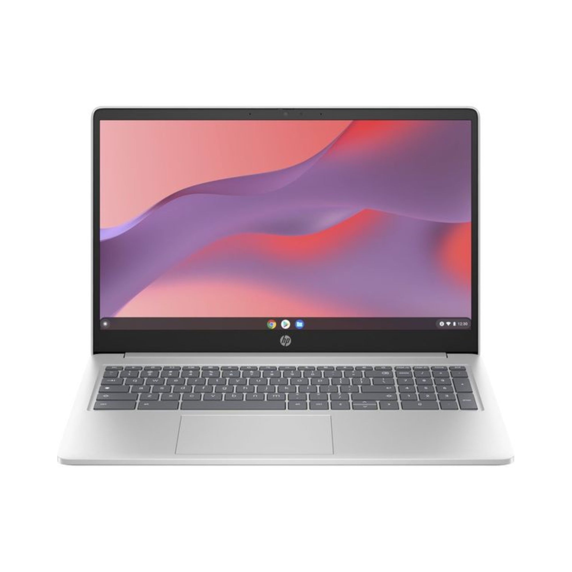 Image of HP 15 Chromebook 15.6" FHD – Intel N100, 4GB RAM, 128GB UFS, Chrome OS, Silver (15A-NB0504SA)