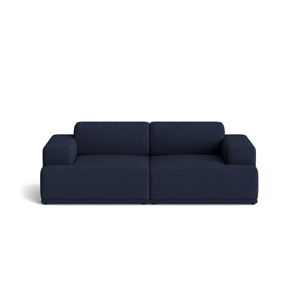 Connect Soft Modular Sofa 2seater Configuration 1 Plastic Black Canvas 794