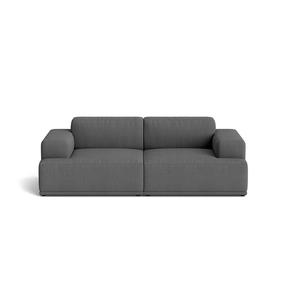 Connect Soft Modular Sofa 2seater Configuration 1 Plastic Black Remix 163