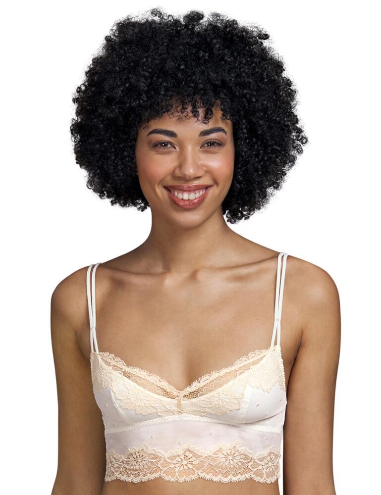 The Eden Rock range by Andres Sarda provides a modern twist on the much loved classic Eden range. This gorgeous image bra is a non-padded bra that is non-wired. The bra is lined with ultra-soft cotton creating a comfy fit. It features elegant double straps that are adjustable with crystal detailing. The under band and top cups have sheer floral lace along them giving a hint of femininity and creating a gorgeous look. This bra is a pull-on style that allows for comfy and easy wear fit.  Image bra Non-padded cups Non-wired Lined with ultra-soft cotton Comfortable fit Elegant double adjustable straps Crystal detailing Sheer floral lace detailing Pull-on style Composition: 71% Polyamide &pipe; 16% Cotton &pipe; 13% Elastane  Listed in UK sizes  50496-91373-1201293 3308515 Image Bra