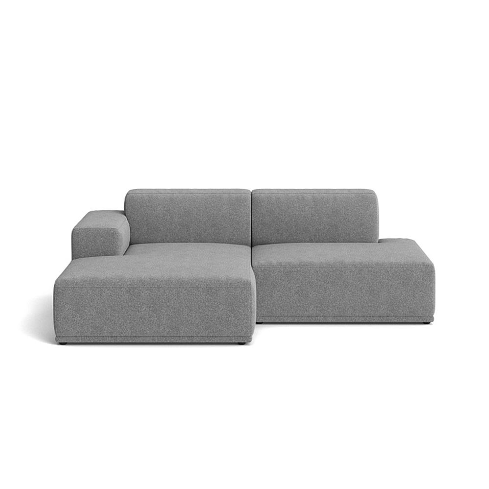 Connect Soft Modular Sofa 2seater Configuration 3 Plastic Black Hallingdal 166