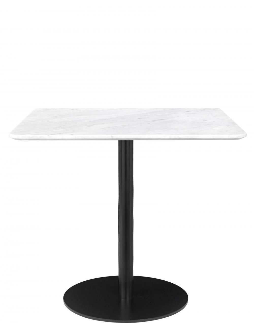 Gubi 10 Table Square Marble 80 Marbledining Table Black Base