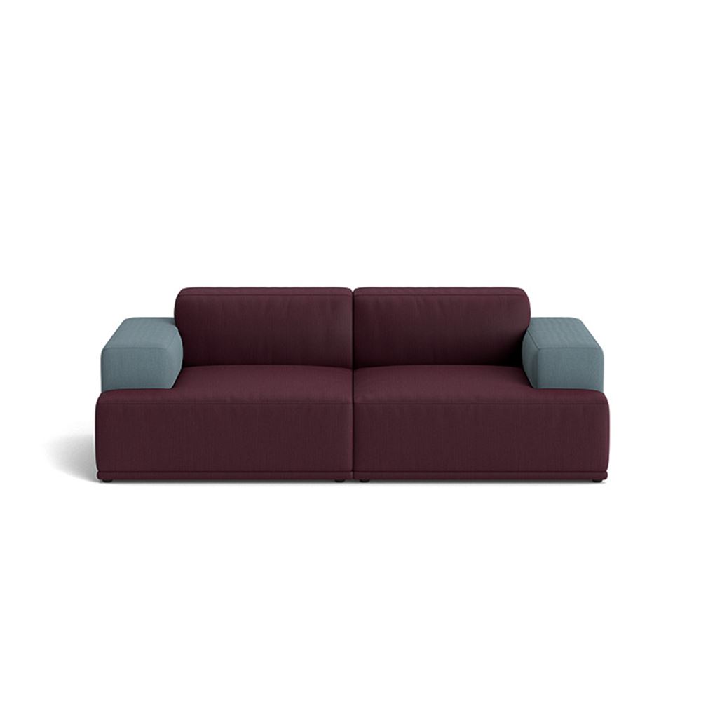 Connect Soft Modular Sofa 2seater Configuration 1 Plastic Black Balder 692