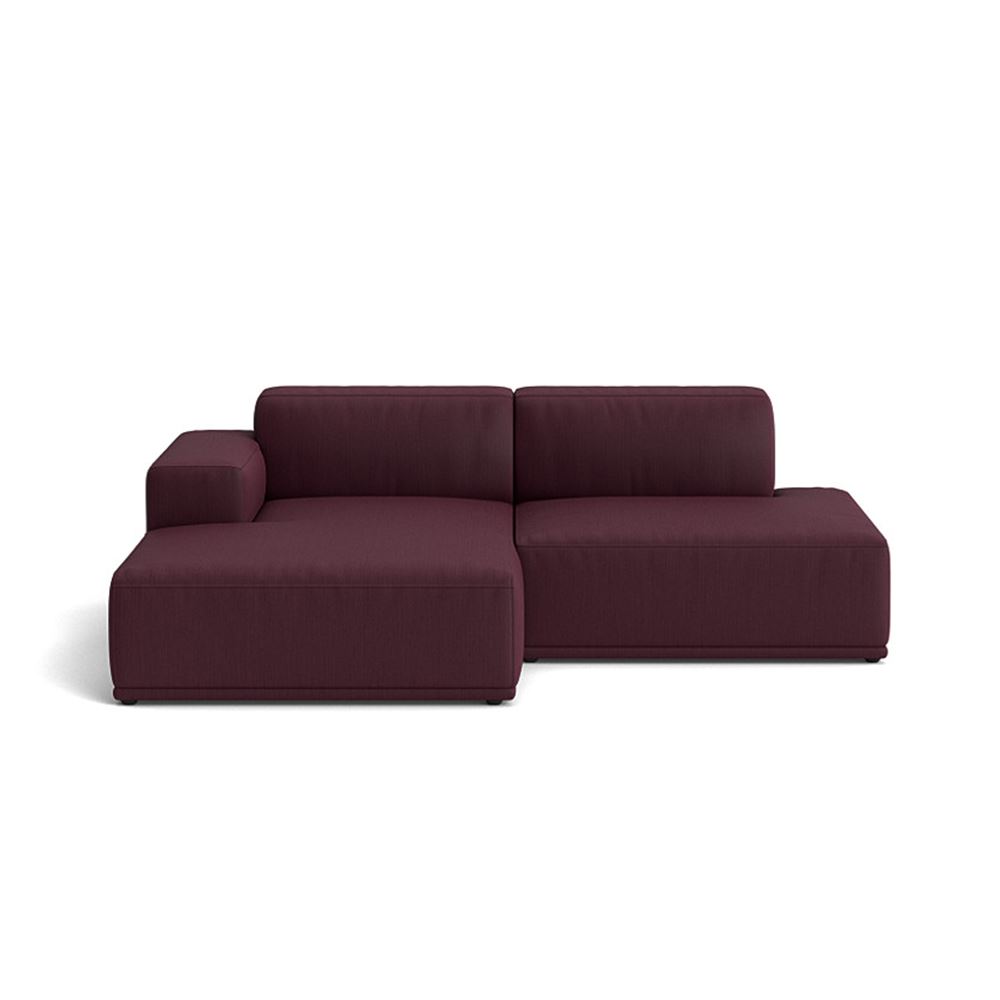 Connect Soft Modular Sofa 2seater Configuration 3 Plastic Black Balder 692