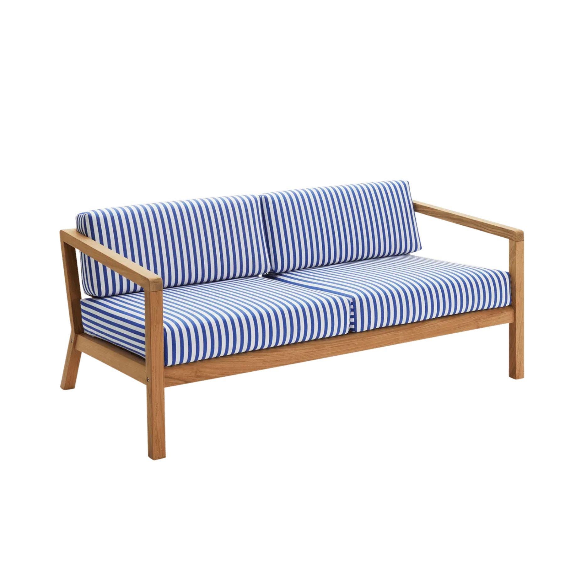 Fritz Hansen Virkelyst Sofa 2 Seater Sea Blue Stripe Designer Furniture From Holloways Of Ludlow