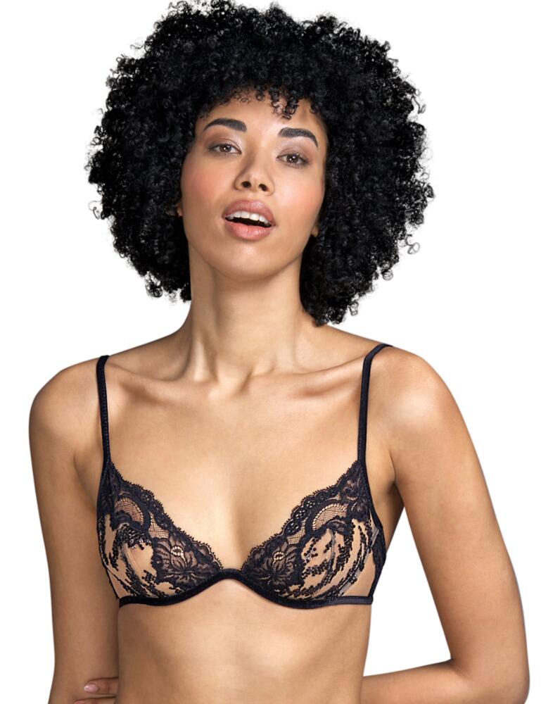 The sexy statement Renata collection by Andres Sarda indulges you with striking luxurious lace details over seductive semi-sheer tulle. This full cup bra flaunts a premium lace overlay with scalloped edges for an added delicate feminine detail. A full cup design creates a naturally rounded shape whilst the plunging neckline offers a sultry deep cleavage. Underwiring offers added support and the adjustable straps allow for an individual fit. Matching lingerie is available from the Renata lingerie line by Andres Sarda for the complete coordinated look.  Luxurious sultry style Feminine lace and scalloped detail Premium semi-sheer tulle Non-padded cups Full cup coverage Underwired for support Adjustable straps Hook and eye closure Composition: 73% Polyamide &pipe; 17% Other Fibres &pipe; 10% Elastane  Listed in UK sizes  50515-91392-1201863 3310313 Bra