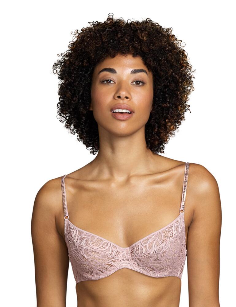 Feel amazing in this full cup bra by Andres Sarda which is a part of the Lynx range. The Lynx range has given lace a new and modern look with a large floral pattern. This full cup bra is underwired which offers support and has non-padded cups. The cups are lightly lined with transparent tulle that gives additional support. This bra is a bold statement piece and has a touch of glamour to it with the sequin straps that are adjustable. To the rear, there is a hook and eye closure that allows you to create the perfect fit.  Full cup bra Large floral lace Underwired Non-padded cups Lightly lined with transparent tulle Glamourous sequin adjustable straps Hook and eye closure Composition: 91% Polyamide &pipe; 9% Elastane  Listed in UK sizes  50521-91432-1201618 3309410 Full Cup Bra