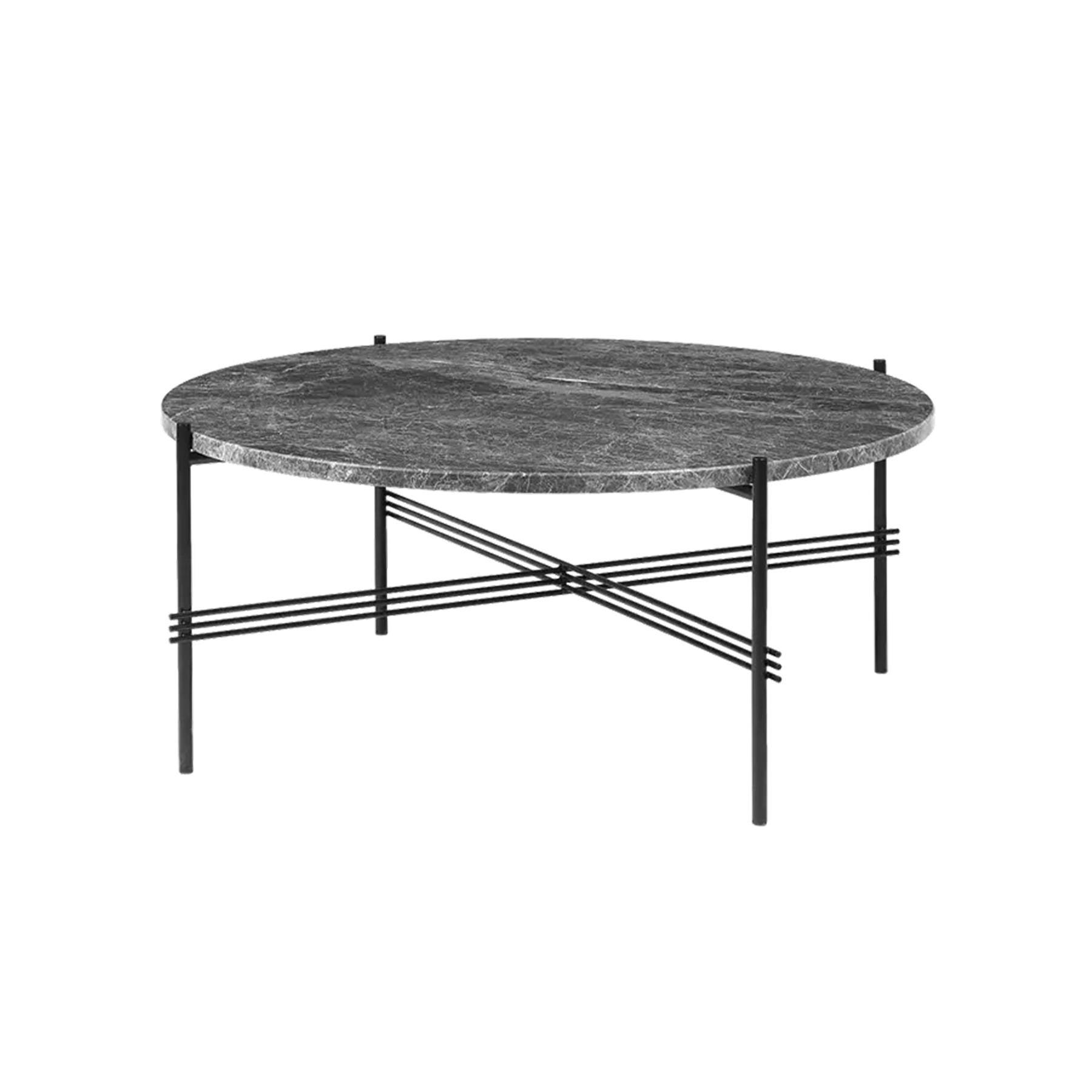 Ts Coffee Table Black Frame 80 Marblegrey