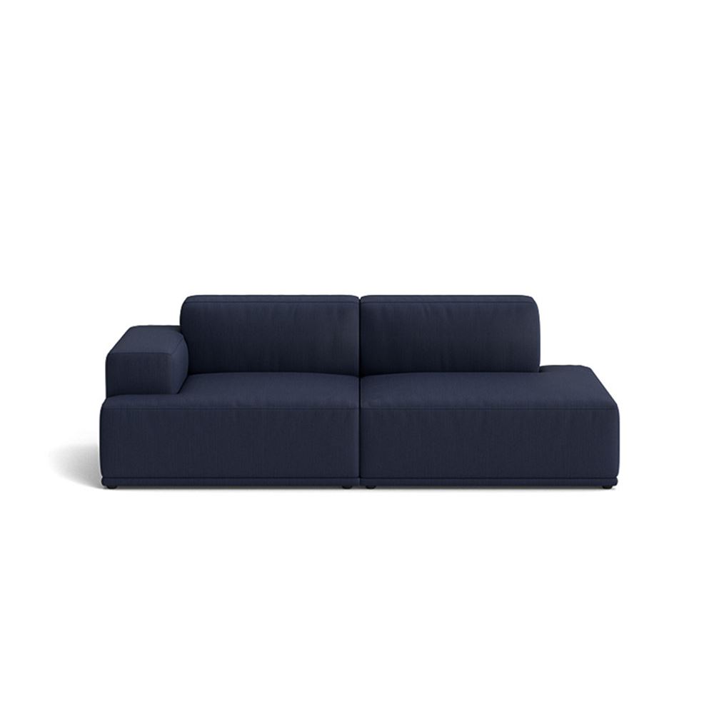 Connect Soft Modular Sofa 2seater Configuration 2 Plastic Black Balder 782