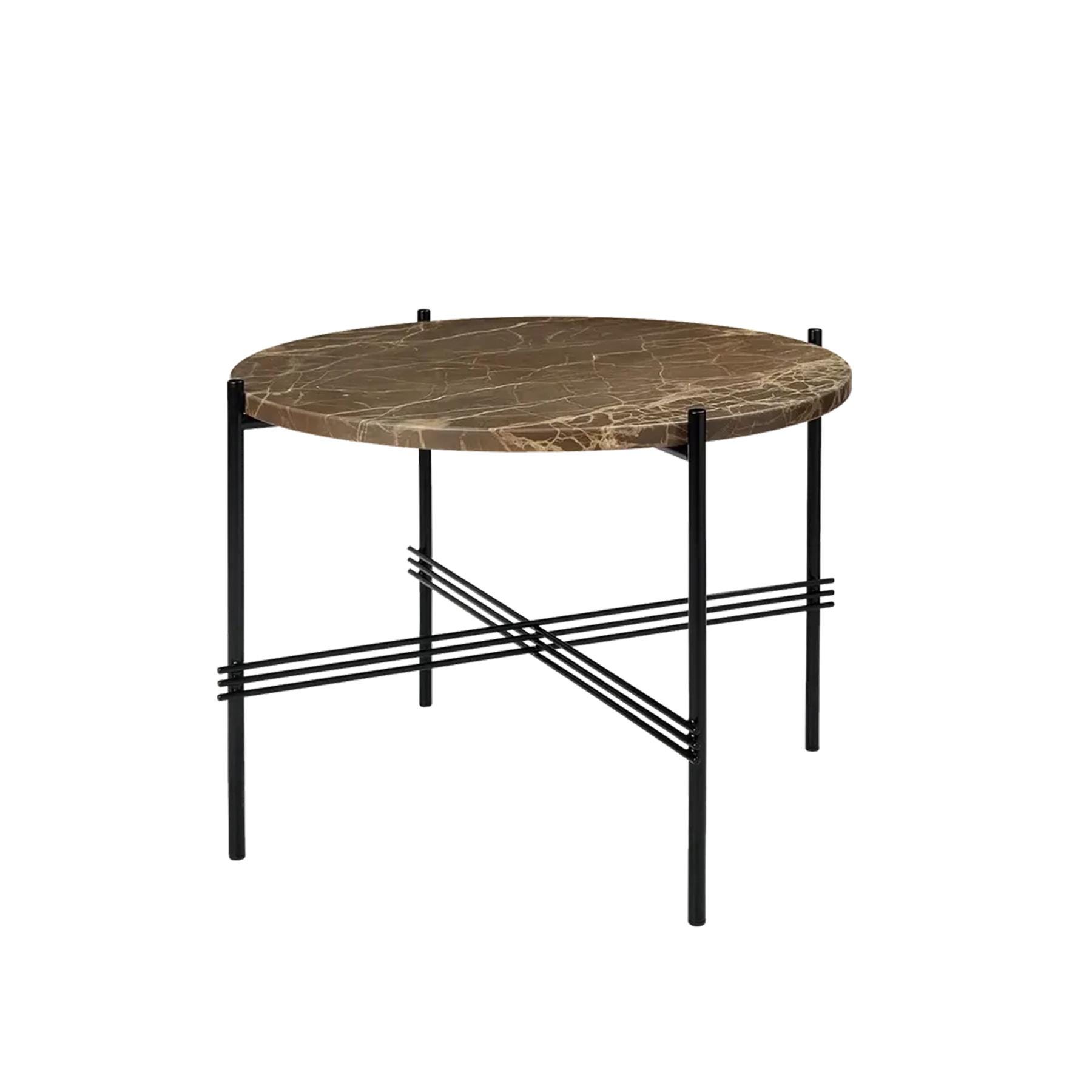 Ts Coffee Table Black Frame 55 Marblebrown