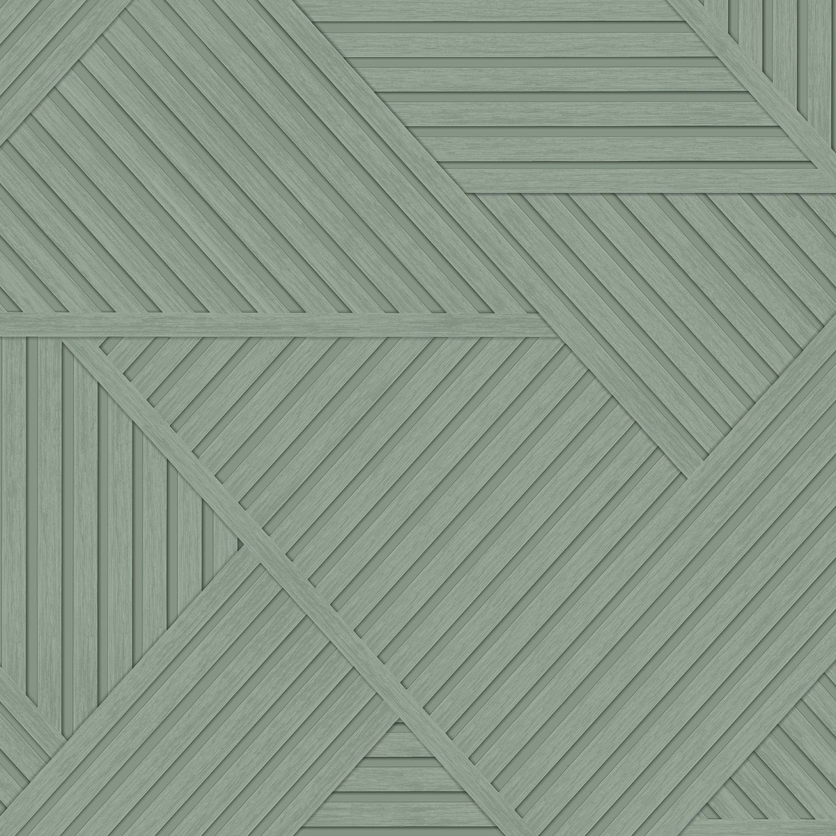 Holden Decor Wood Geometric Sage Wallpaper - 10.05m x 53cm