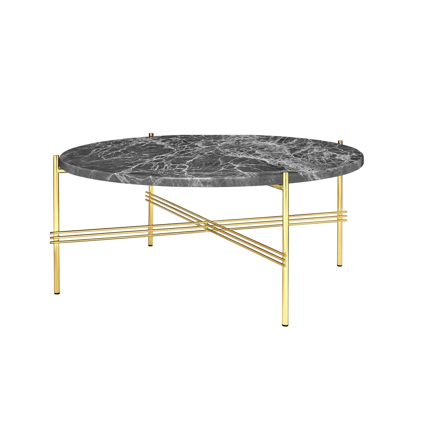 Ts Coffee Table Brass Frame 80 Marblegrey