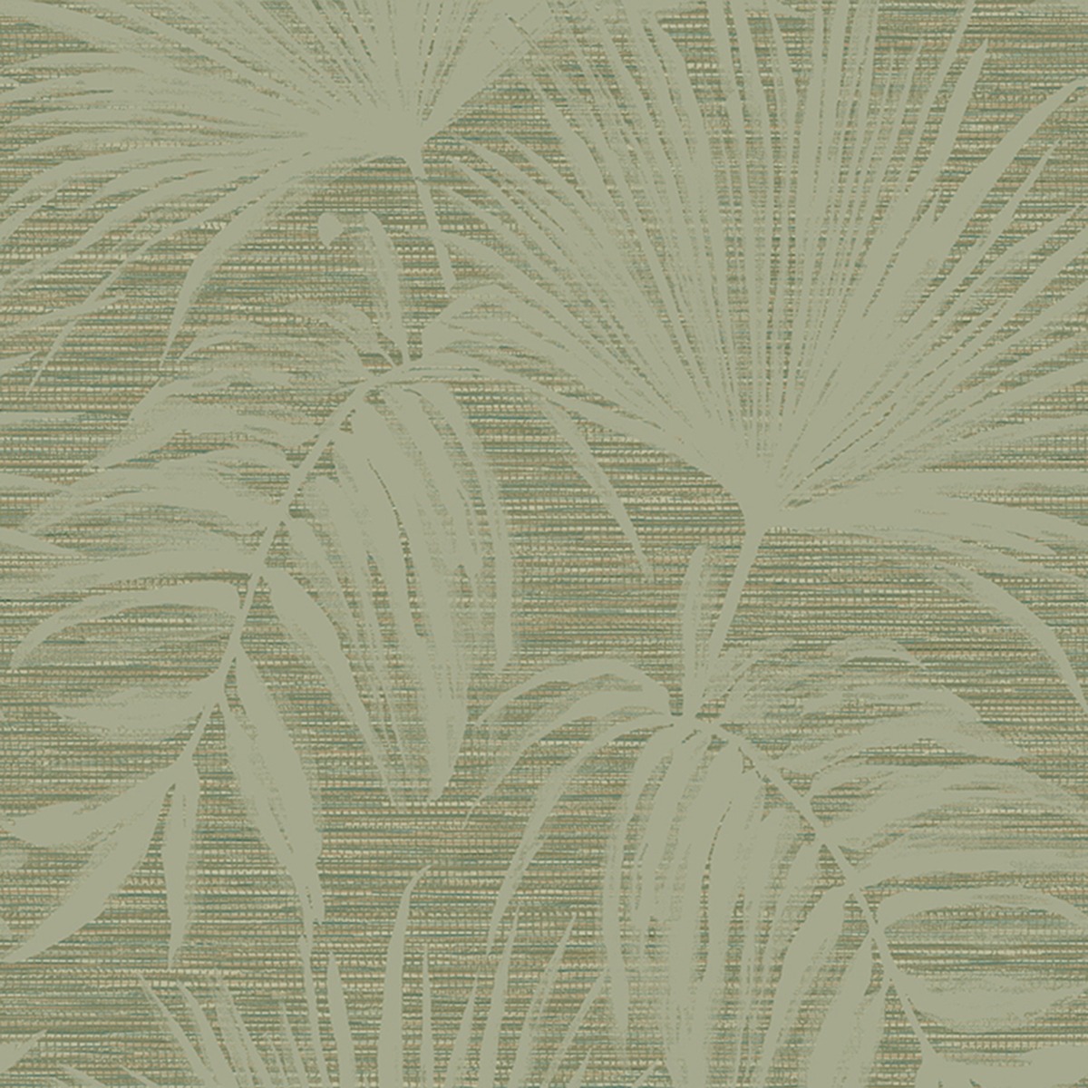 Grasscloth Leaf Wallpaper Green Holden 66222