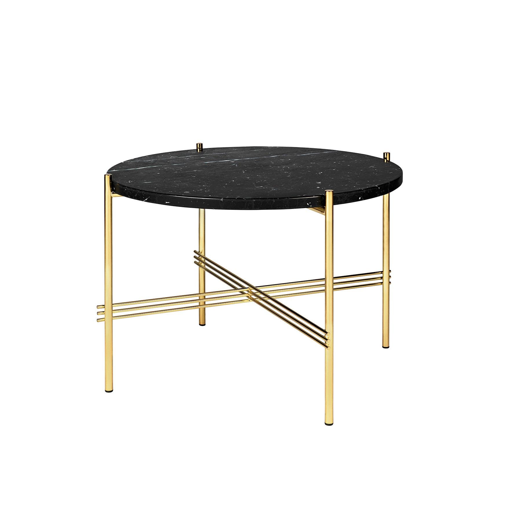 Ts Coffee Table Brass Frame 55 Marbleblack