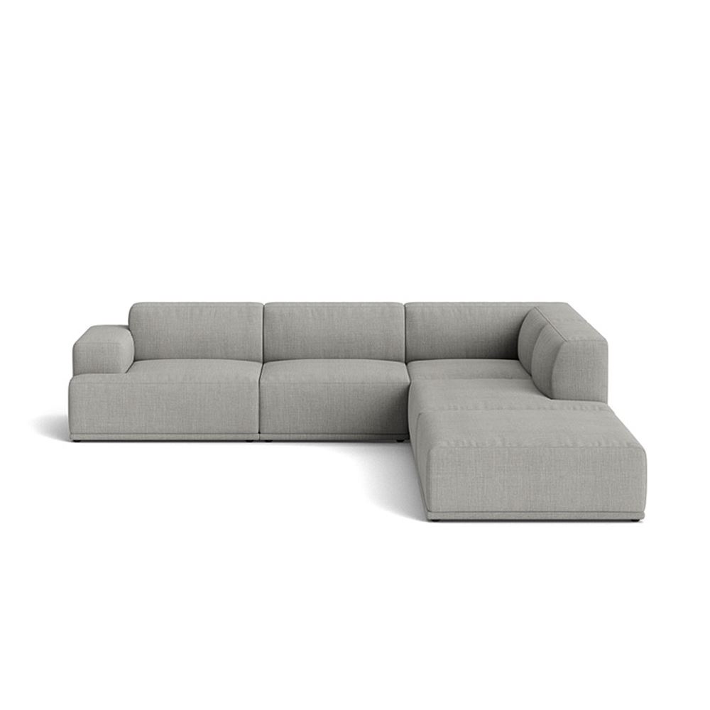 Connect Soft Modular Sofa Corner Configuration 2 Plastic Black Remix 133