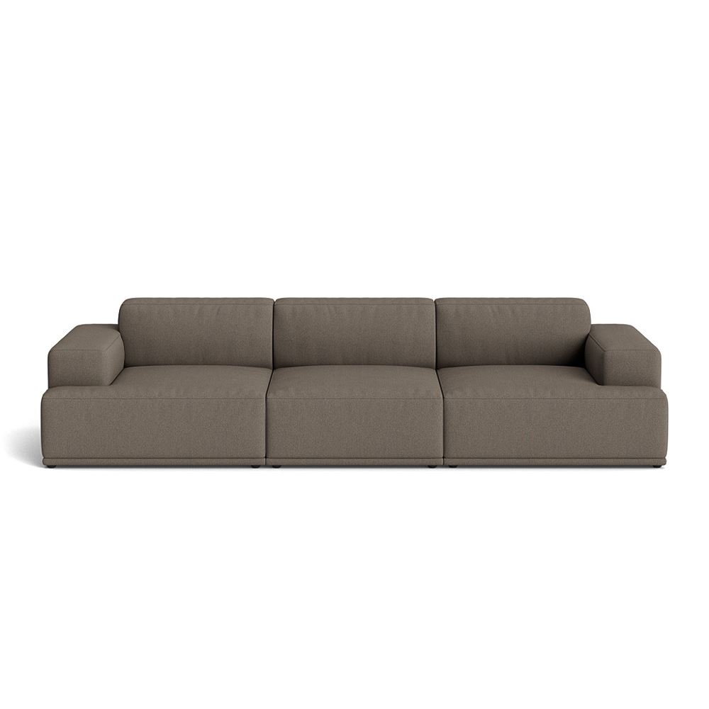 Connect Soft Modular Sofa 3seater Configuration 1 Plastic Black Hallingdal 227