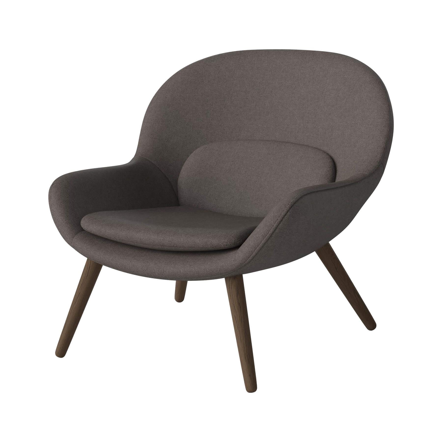 Bolia Philippa Armchair Dark Oiled Oak Step Melange Dark Grey Designer Furniture From Holloways Of Ludlow