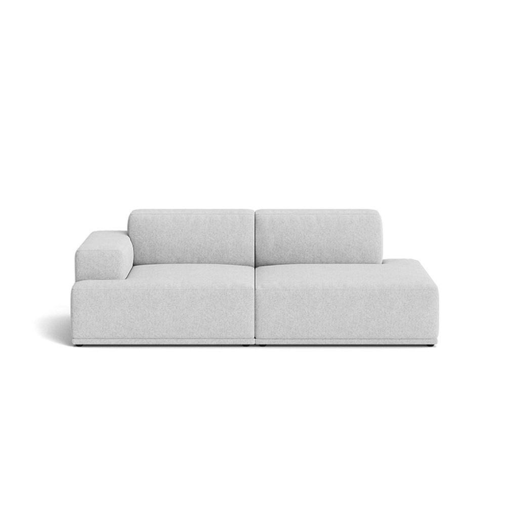 Connect Soft Modular Sofa 2seater Configuration 2 Plastic Black Hallingdal 116