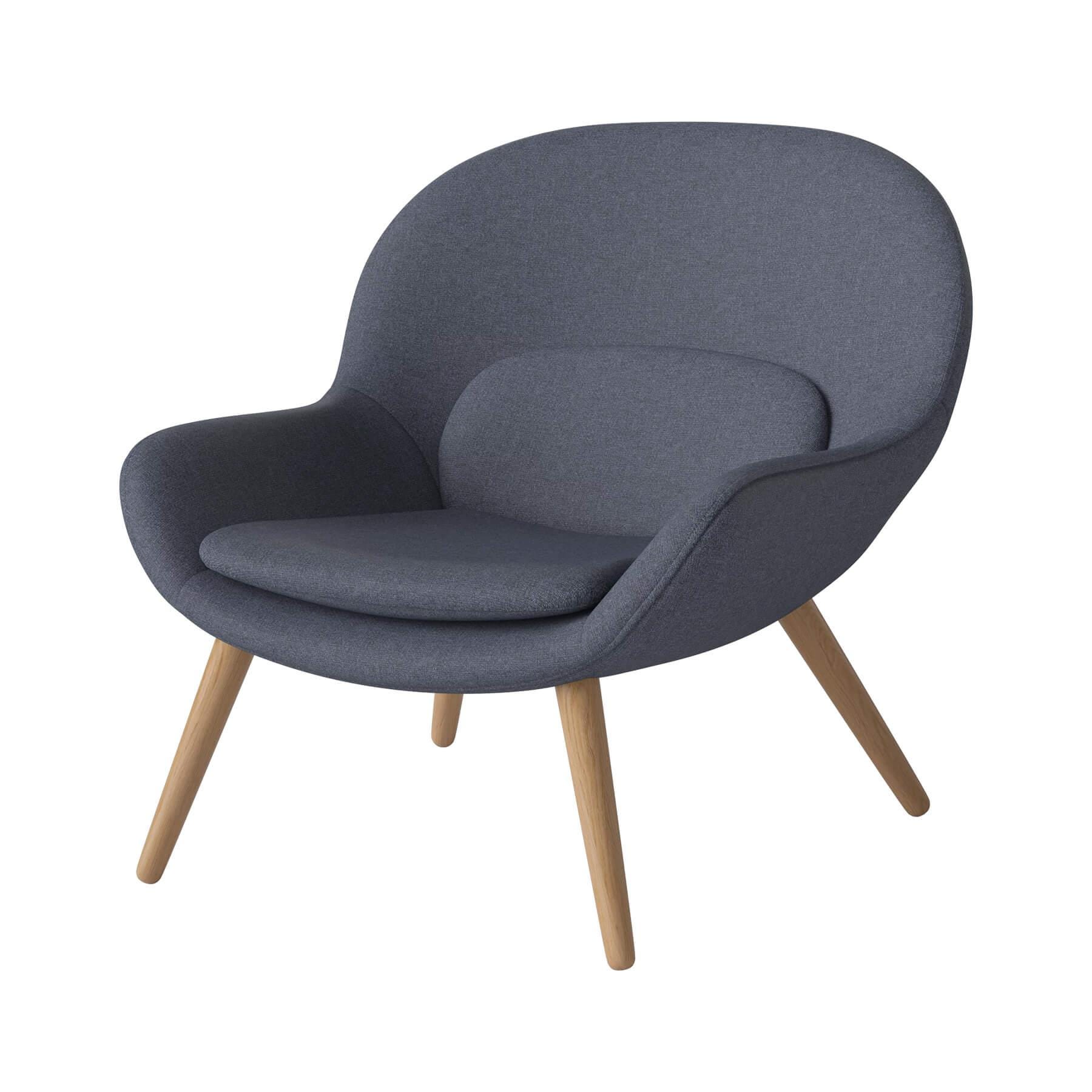 Bolia Philippa Armchair Oiled Oak Step Melange Grey Blue Designer Furniture From Holloways Of Ludlow