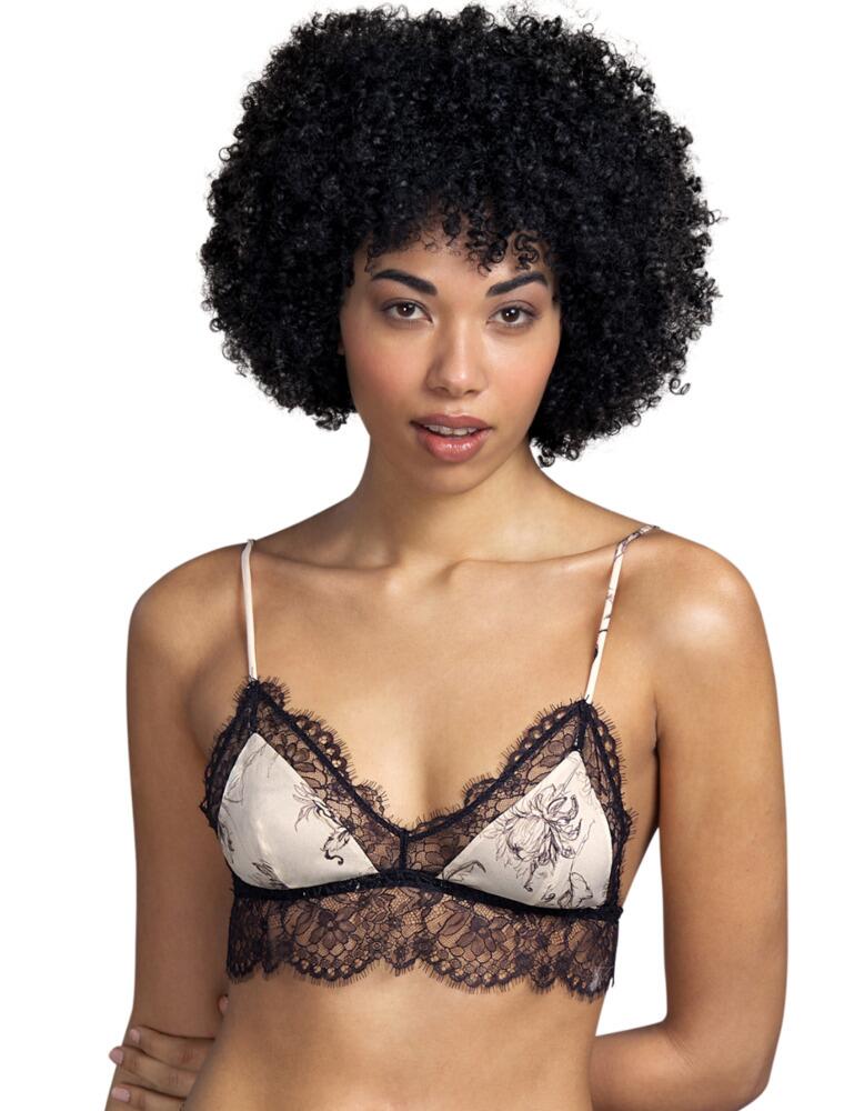 The Wang collection from Andres Sarda boasts the utmost premium silk materials with lace trims for a luxuriously feminine look. This bra offers a comfortable wireless design without compromise on a sultry style. Silk cups with a transparent lace trim create a statement feminine look whilst the trim seductively shows a hint of skin. A plunging neckline and fine spaghetti add to the flirty design. Matching lingerie is available from the Wang lingerie line for a premium coordinated look.  Elegant sultry style Sexy plunging neckline Delicate transparent lace trim Premium silk-blend Non-padded triangle cups Adjustable silk straps Comfortable wireless design Hook and eye fastening Composition: 47% Polyamide &pipe; 25% Cotton &pipe; 22% Silk &pipe; 6% Elastane Listed in UK sizes  50553-91457-1204856 3310019 Wireless Bra