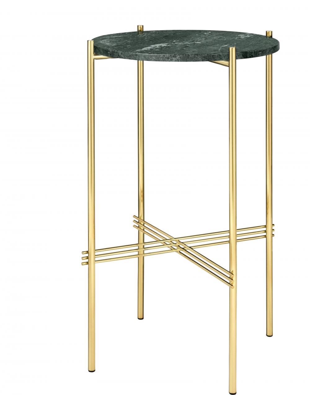 Ts Console Table Brass Frame Marblegreen