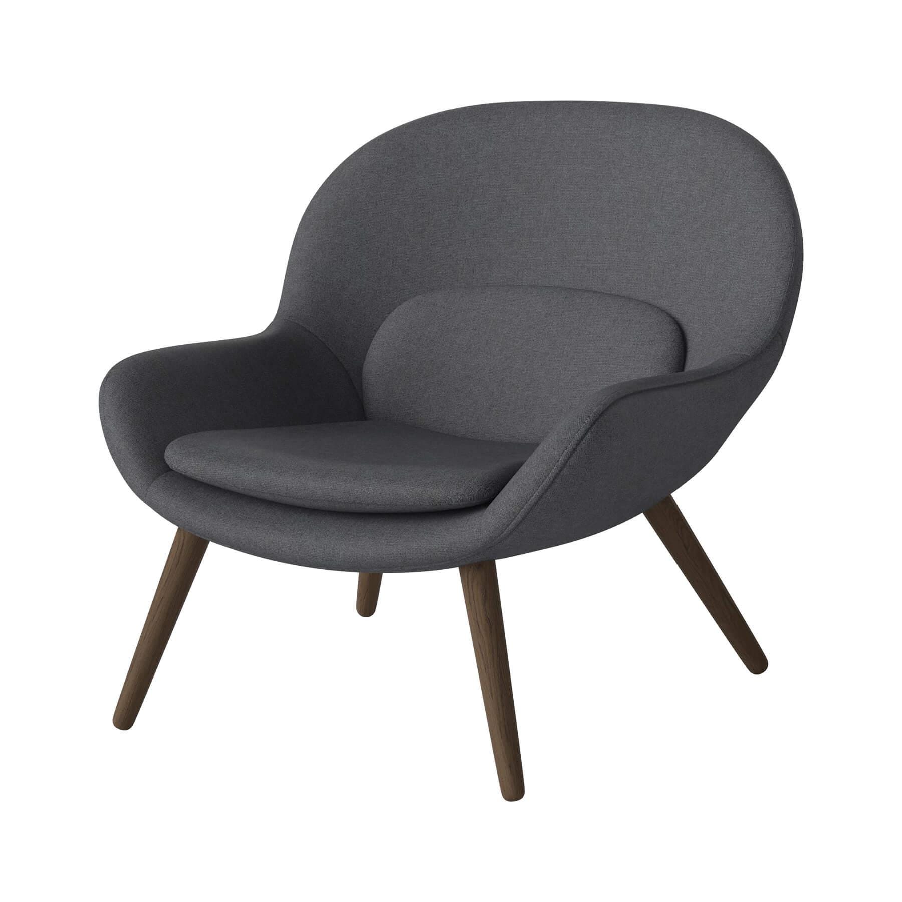 Bolia Philippa Armchair Dark Oiled Oak Step Melange Grey Designer Furniture From Holloways Of Ludlow