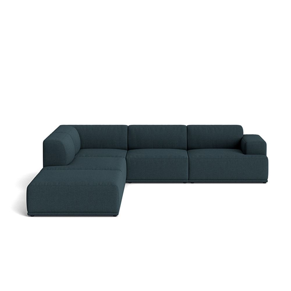 Connect Soft Modular Sofa Corner Configuration 1 Plastic Black Remix 873