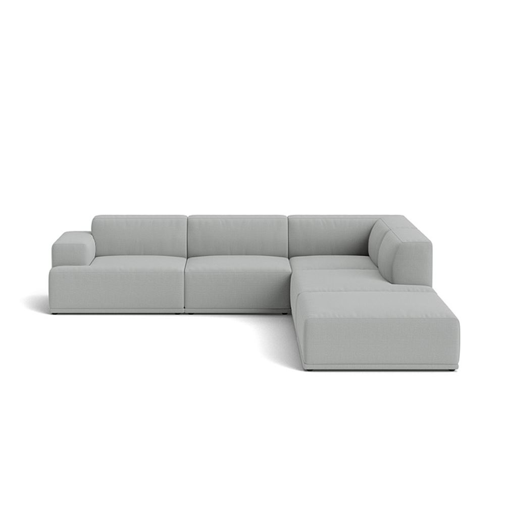 Connect Soft Modular Sofa Corner Configuration 2 Plastic Black Canvas 124
