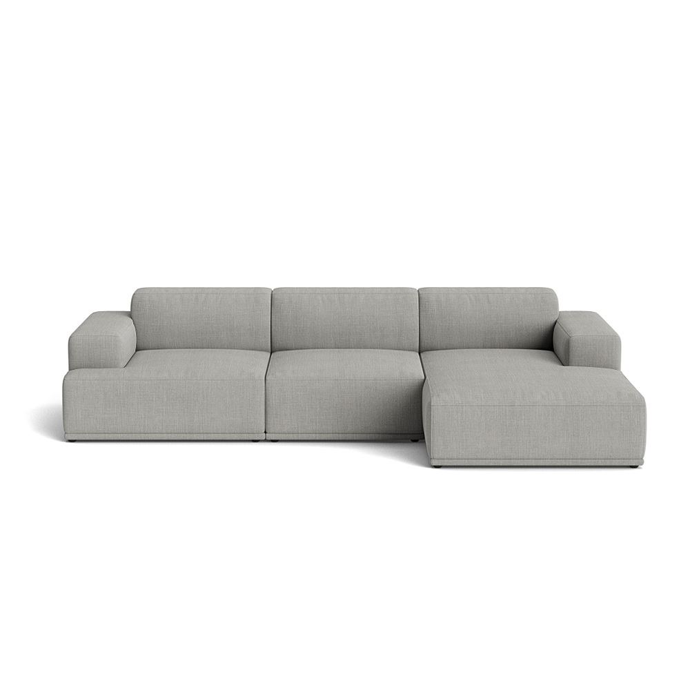 Connect Soft Modular Sofa 3seater Configuration 2 Plastic Black Remix 133