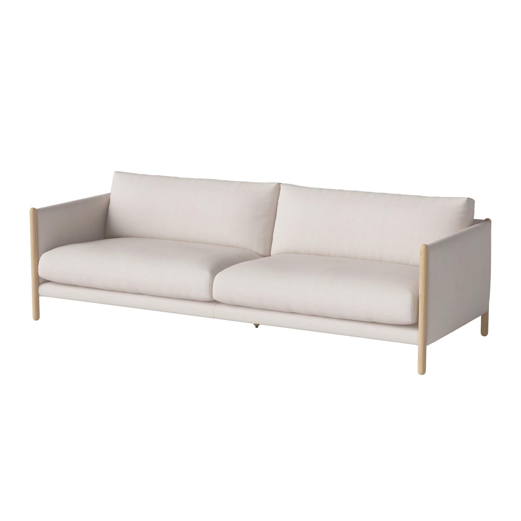 Bolia Hayden Sofa 3 Seater Sofa White Oiled Oak Linea Beige Brown Designer Furniture From Holloways Of Ludlow