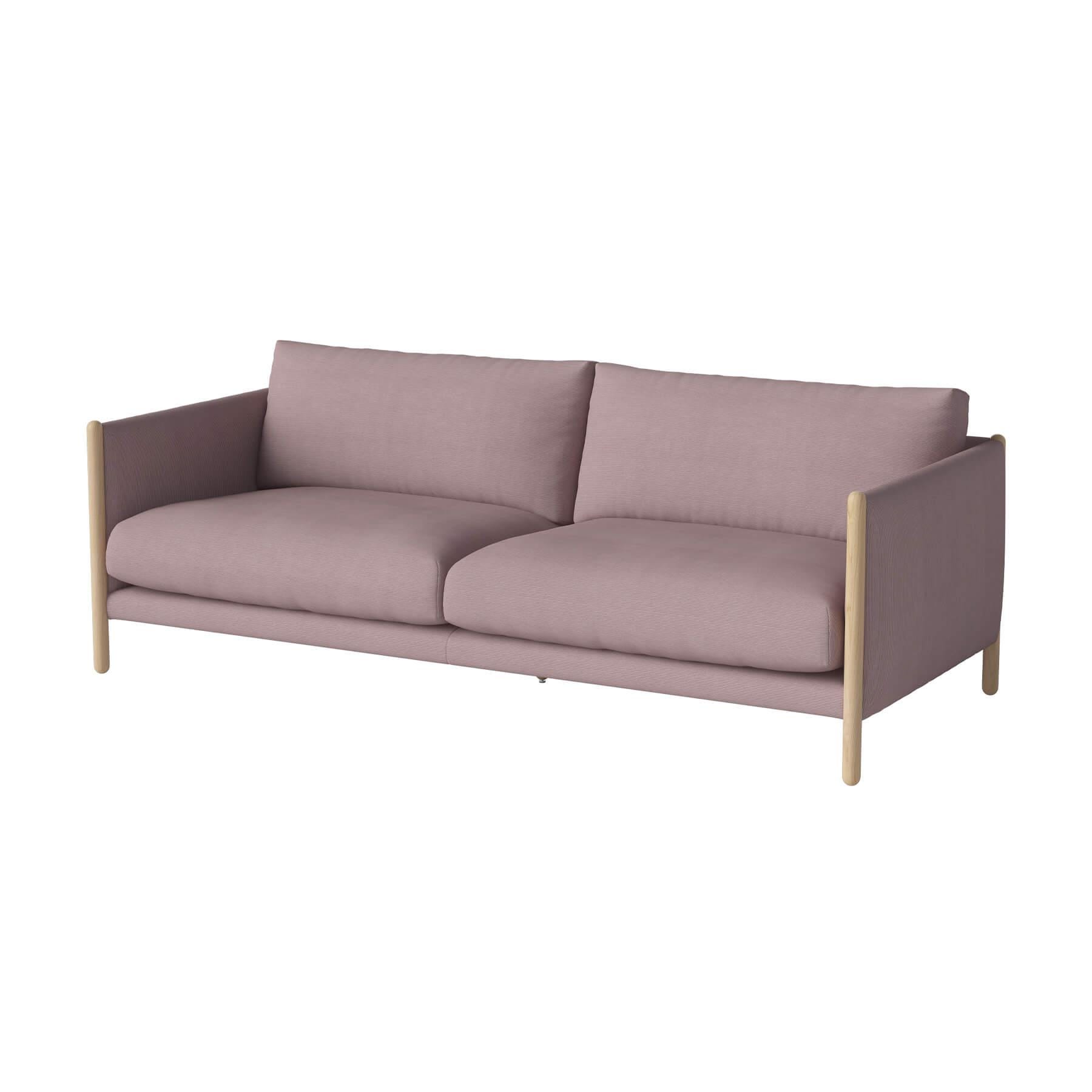 Bolia Hayden Sofa 25 Seater Sofa White Oiled Oak Linea Rosa Pink Designer Furniture From Holloways Of Ludlow