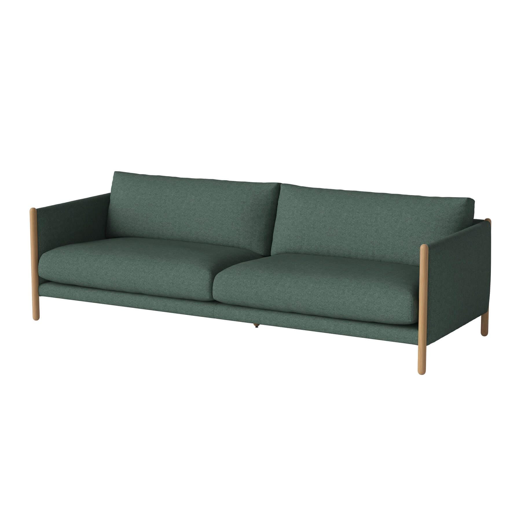 Bolia Hayden Sofa 3 Seater Sofa Oiled Oak Qual Sea Green Designer Furniture From Holloways Of Ludlow