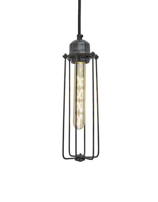 Cage Pendant Lights Wire Cage Dark Pewter