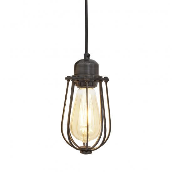 Cage Pendant Lights Orlando Dark Pewter