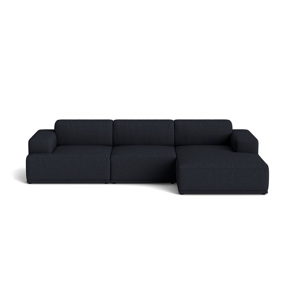 Connect Soft Modular Sofa 3seater Configuration 3 Plastic Black Hallingdal 180