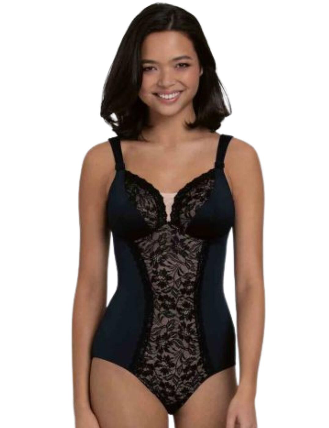 Anita's Helen comfort corselet is a must-have for feeling confident and sexy. The full-cup neckline frames your bust perfectly while showing off your decolletage. Three-part cups provide support and an appealing shape under your clothes with sheer tulle holding the cups together almost invisibly. A simple, pull-on design makes this corselet easy to wear and the adjustable, padded straps ensure a snug, comfortable fit. This corselet is adorned with delicate lace down the front and across the back for a feminine, chic look.  Adjustable comfort straps Three-part cups Full-cup neckline Lace embellishment Pull-on design Full rear coverage Non-wired Country of origin: Thailand Composition: 82% Nylon &pipe; 18% Elastane Listed in UK sizes  57469-101485-1314405 3469 Comfort Corselet