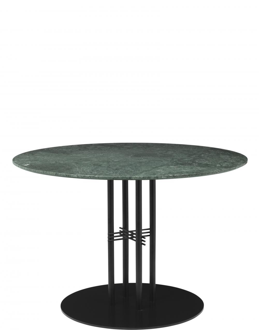 Ts Column Dining Table Black Base Marble 110green