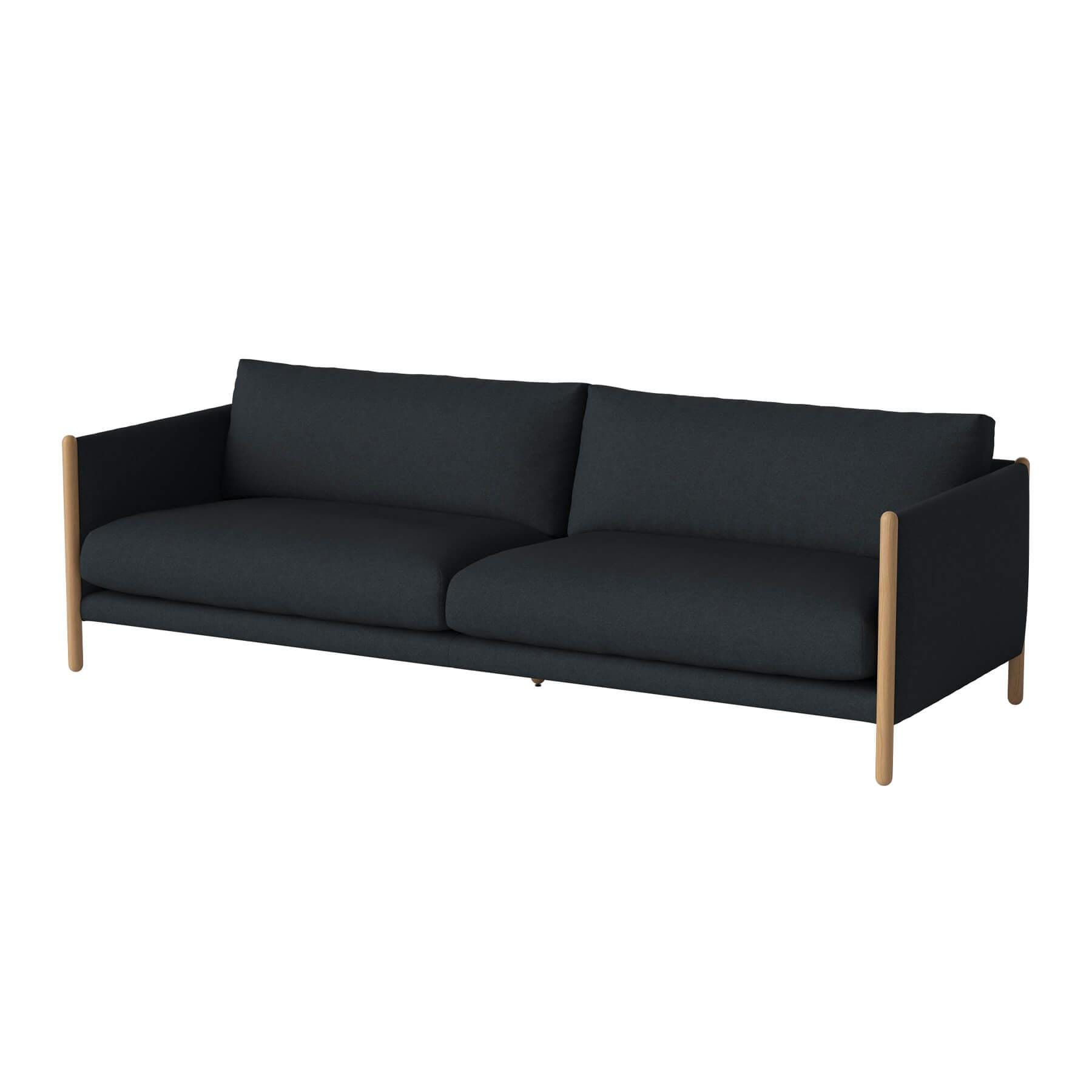 Bolia Hayden Sofa 3 Seater Sofa Oiled Oak Qual Navy Blue Designer Furniture From Holloways Of Ludlow