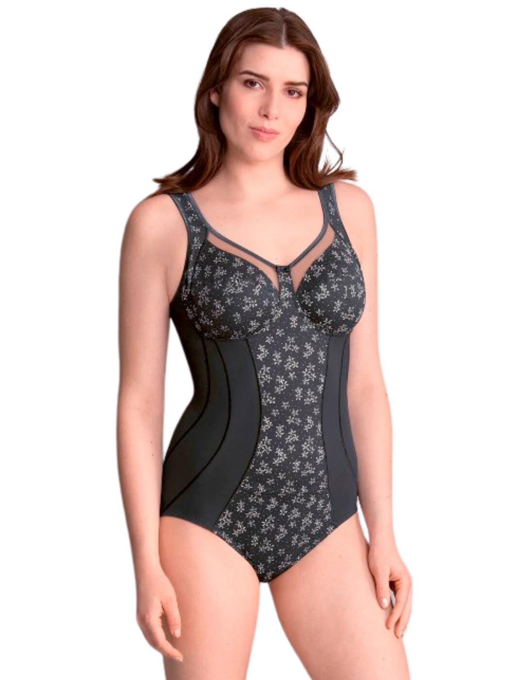 Flatter your silhouette like never before with this comfort corselet from the Clara Art range by Anita. This range brings feminine pieces with a light and airy appearance with a delicate floral print and a semi-transparent panel at the decollete. It provides full coverage that enhances your natural shape with no underwiring. The body has plain opaque sides and rear that gently shape your curves and creates a jaw-dropping silhouette thanks to the power tulle lining at the front. It has a popper fastening and adjustable straps that are thicker at the front. All finishes and edges are made from super soft fabric for a comfortable fit. Made complete with a mini bow in the centre.  Comfort corselet with no underwiring Light and airy feminine floral design with semi-transparent decollete panel Full coverage Power tulle lining at the front Popper fastening and adjustable straps Soft edges Mini bow in the centre Country of origin: Myanmar Composition: 60% Polyamide &pipe; 40% Elastane Listed in UK sizes  57477-101500-1314839 3553  Comfort Corselet
