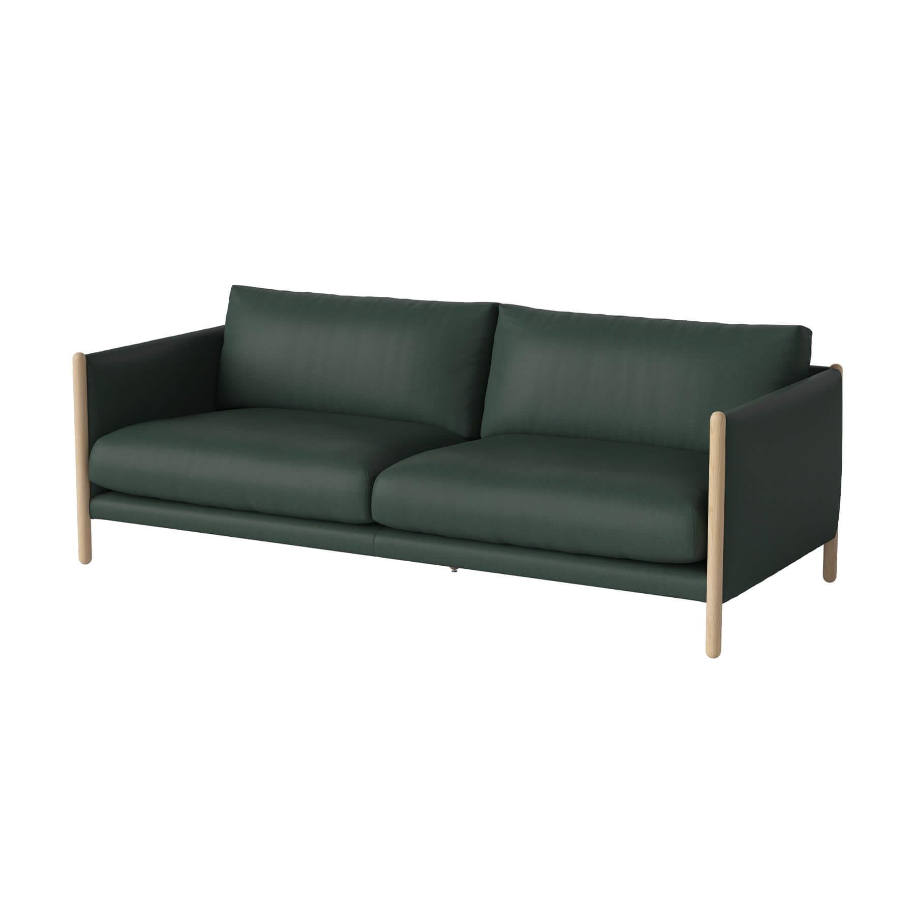 Bolia Hayden Sofa 25 Seater Sofa White Oiled Oak Gaja Dark Green Designer Furniture From Holloways Of Ludlow