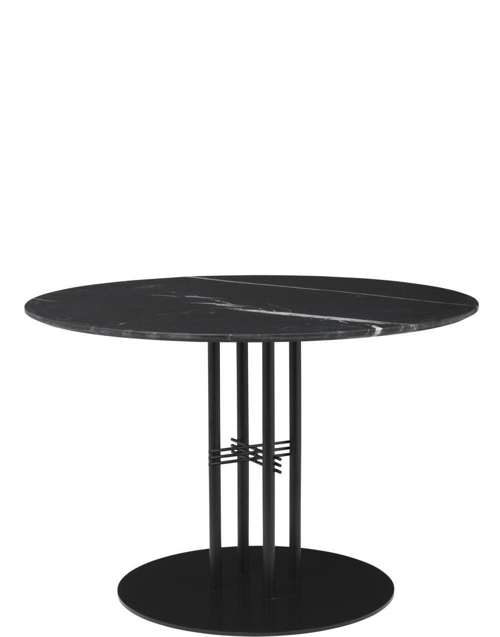 Ts Column Dining Table Black Base Marble 110black Laminate