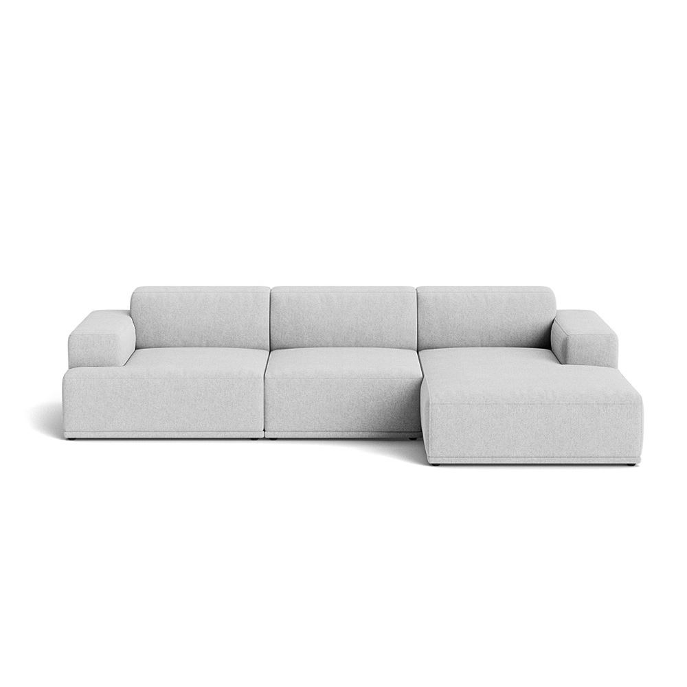 Connect Soft Modular Sofa 3seater Configuration 3 Plastic Black Hallingdal 116